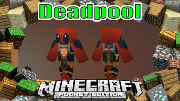 Deadpool Minecraft Mod Games الملصق