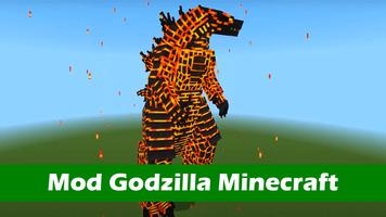 Godzilla Games - Minecraft Mod الملصق