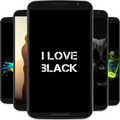 black wallpaper