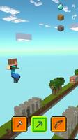 Sky Block Runner - Craft Miner Rush poster