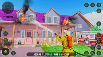 Fireman Sim: firefighter games capture d'écran 3