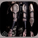 Desenhos de tatuagens Blackwork para homens APK
