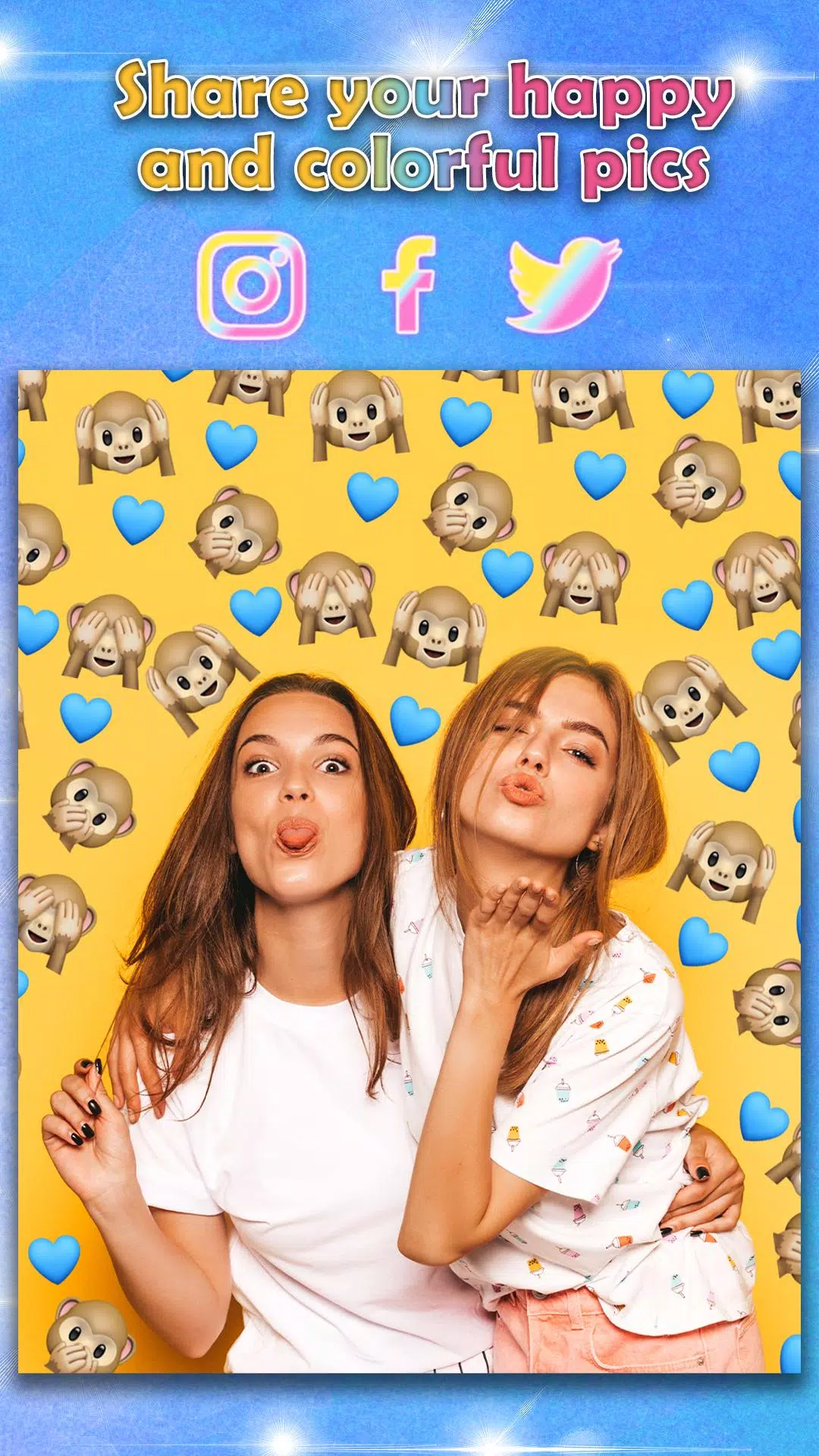 Android 用の 絵文字 背景 アプリ 写真 加工 絵文字 Apk をダウンロード