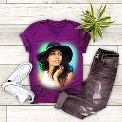 Photo on T-shirt Design