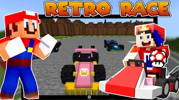 Corrida retrô mod + mapa Cartaz