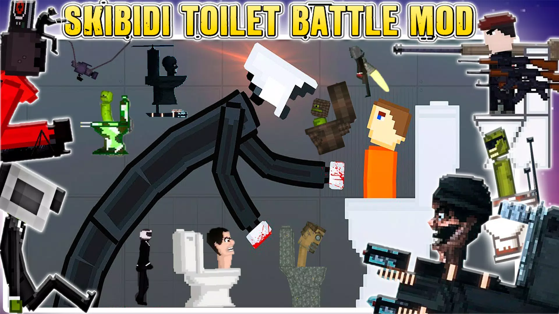 Download Toilet Skibidi Mod Melon War android on PC