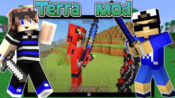 Terracraft mod para MCPE Cartaz