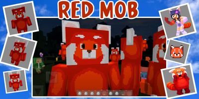 Mod de la foule rouge Affiche