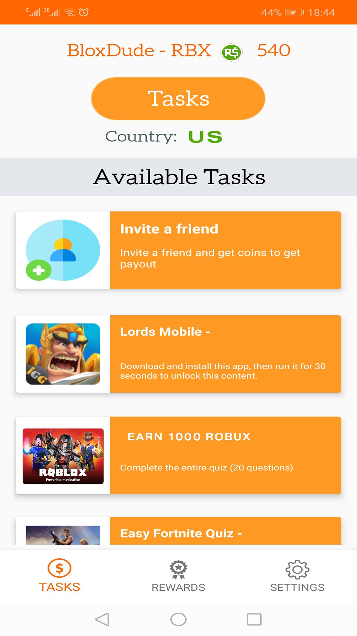 add rbx earn free robux by doing tasks