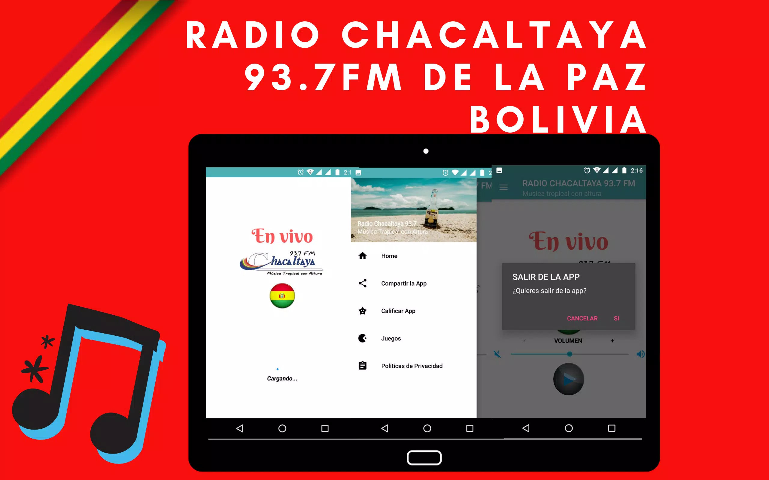 Descarga de APK de Radio Chacaltaya 93.7 para Android