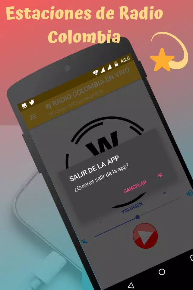 túnel Fascinante Sucio W Radio Colombia en vivo - no oficial APK pour Android Télécharger