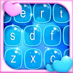 Blau Tastatur Thema