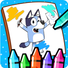 Bluey & Bingo - Coloring Book icon