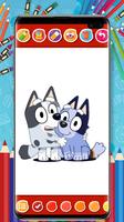 Bluey Coloring Book capture d'écran 2