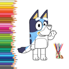 Bluey Coloring Book icon
