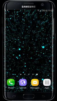 Blue Particles Live Wallpaper 海报