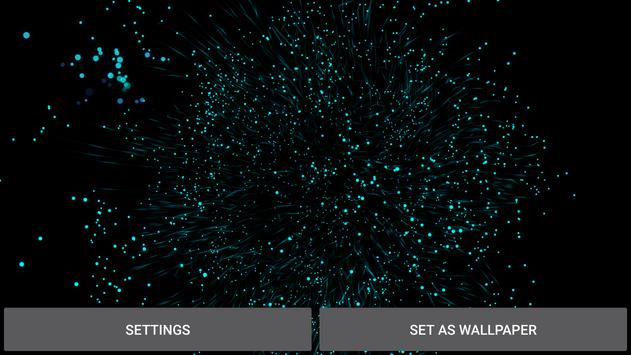 Blue Particles Live Wallpaper 截图 7