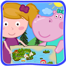 Hippo et Clara: des puzzles animés APK