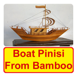Bamboo Boat Design idea icon