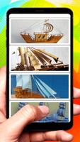 Bamboo Boat Design idea Cartaz