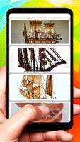 Bamboo Boat Design idea imagem de tela 1