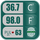 Temperatura corporal: fiebre icono