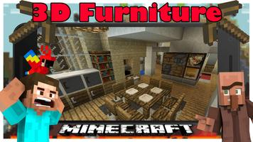 3D furniture mod minecraft screenshot 1