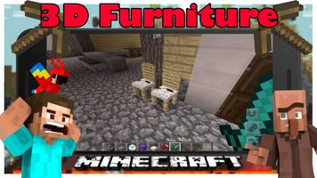 3D furniture mod minecraft screenshot 2