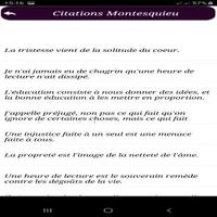 Citations de Montesquieu تصوير الشاشة 1