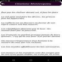 Citations de Montesquieu تصوير الشاشة 2