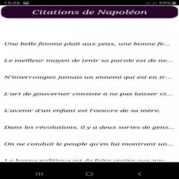 Citations De Napoleon For Android Apk Download