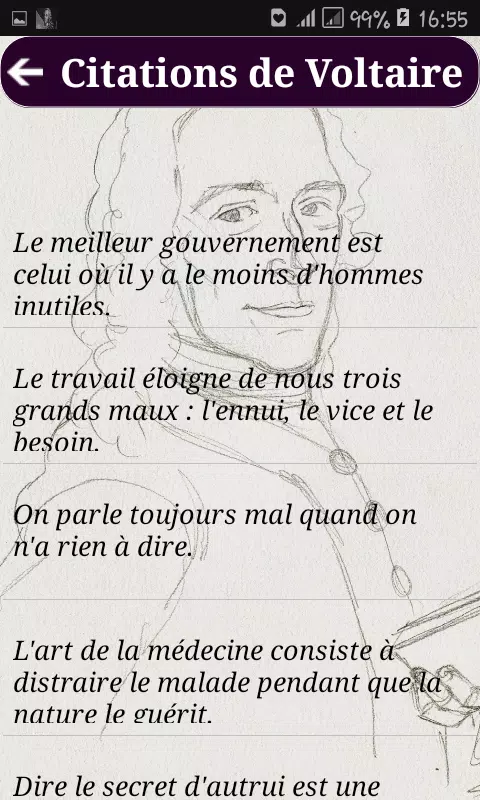 Citations De Voltaire For Android Apk Download