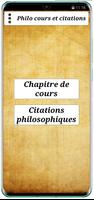 Philo cours et citations Affiche