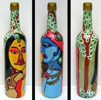 Bottle Painting Designs capture d'écran 2