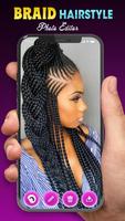 Braid Hairstyle Photo Editor ✂ Try On Hairstyles poster