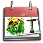 Brasil Calendário 2020 icône