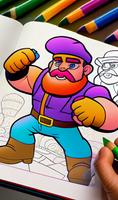 Brawl Stars Coloring Book captura de pantalla 1