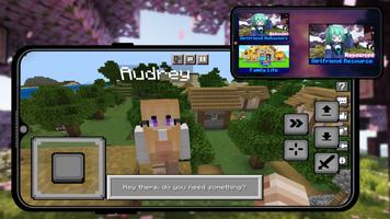 Girlfriend Mod for Minecraft poster