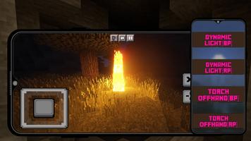 Dynamic Light Mod Minecraft PE poster