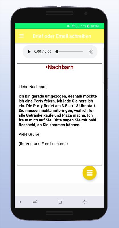 Brief Oder Email Schreiben For Android Apk Download