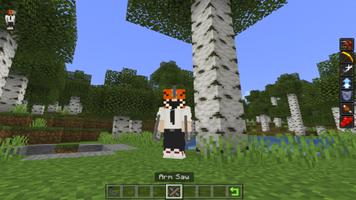 Denji Motosserra mod Minecraft imagem de tela 1