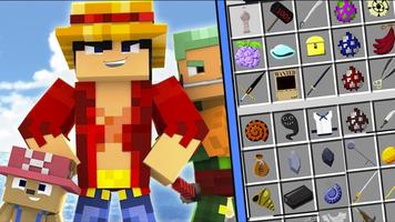 Mod One Piece for Minecraft PE poster