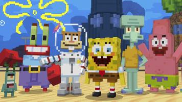 Mods SpongeBob for Minecraft Plakat
