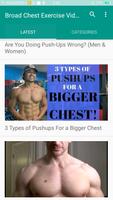 Broad Chest Exercise Videos - Six Pack Abs Workout Screenshot 2