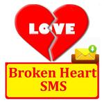 Broken Heart SMS Text Message icon