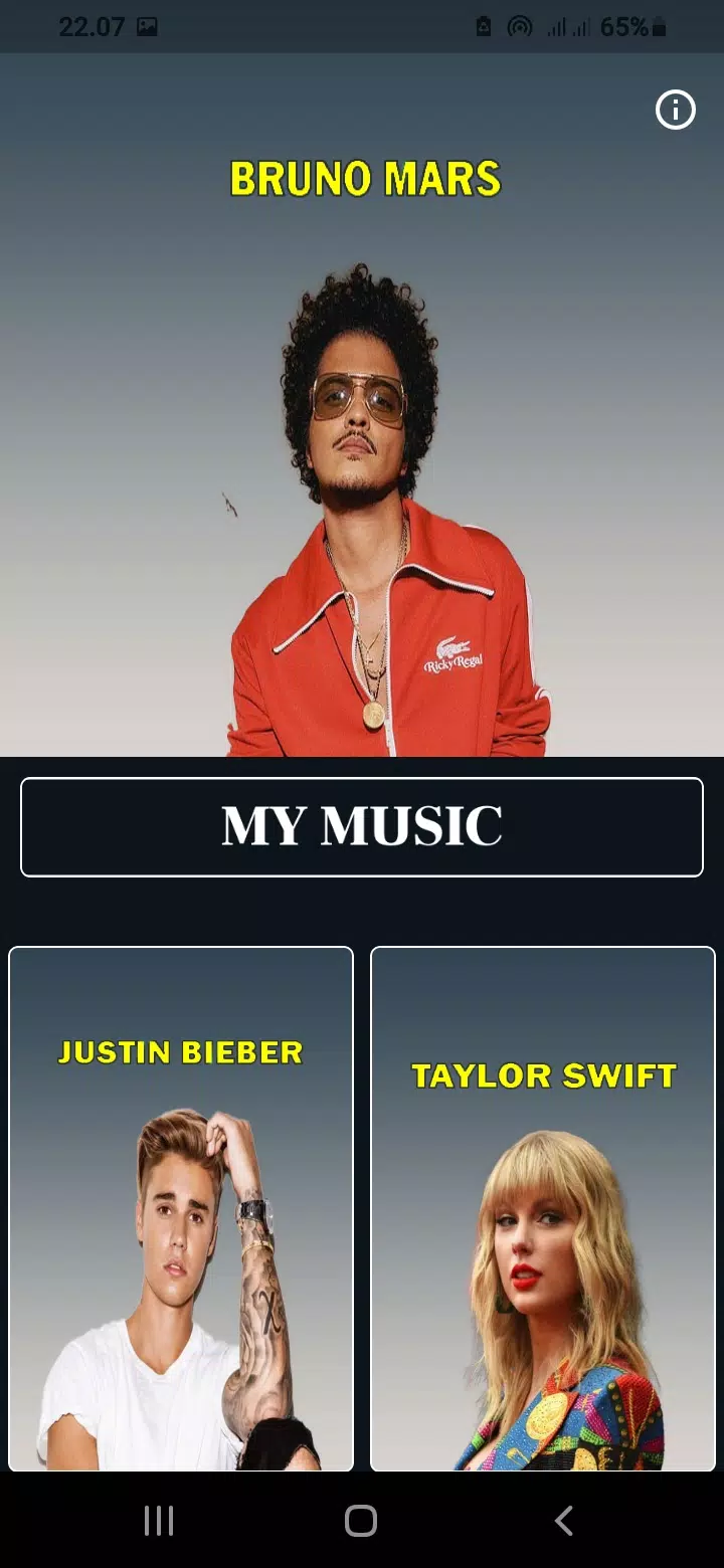 Bruno Mars Songs Online Mp3 APK pour Android Télécharger