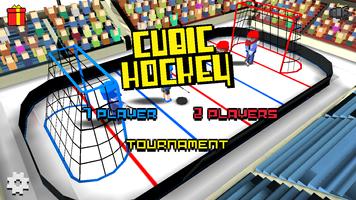 Cubic Hockey 3D Plakat