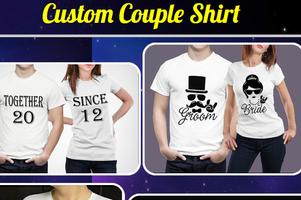 Custom Couple Shirt poster