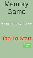 Memory Game ~Element Symbol~-poster