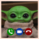 Cute Baby Yoda Fake call APK